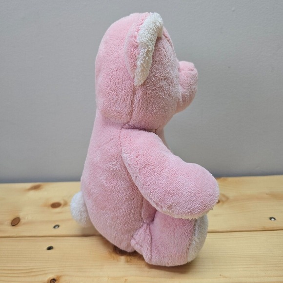 Brookstone Nap Teddy Bear Plush Pink Stuffed Animal Baby Infant Toy - Picture 2 of 10